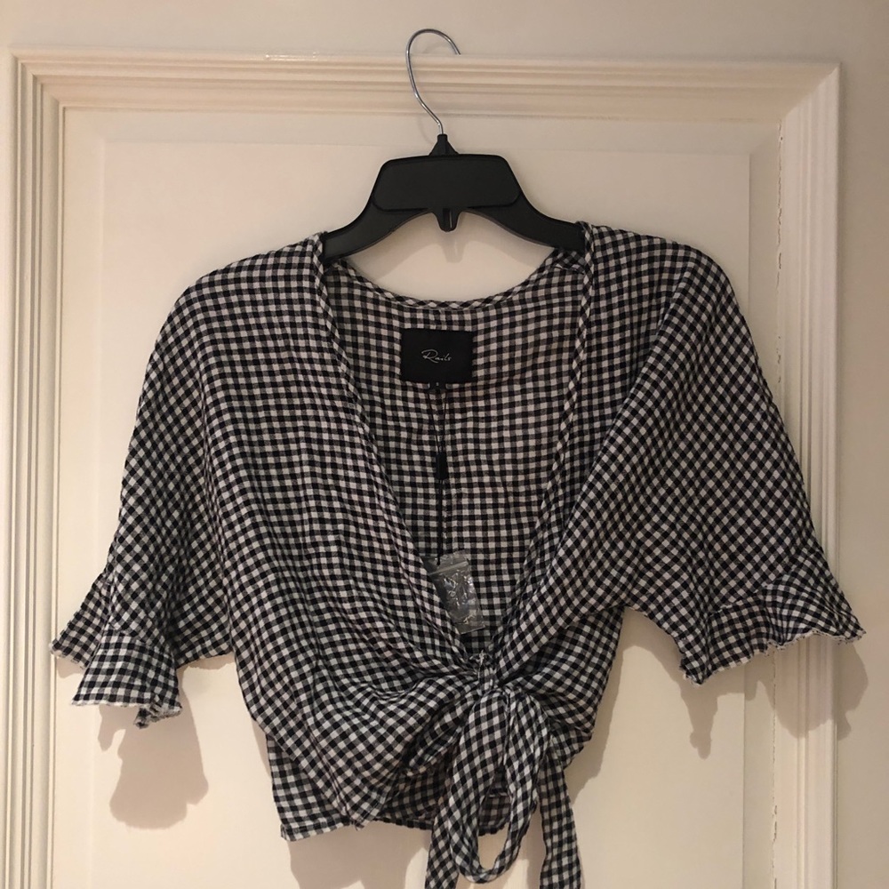 Rails Athena black mini gingham